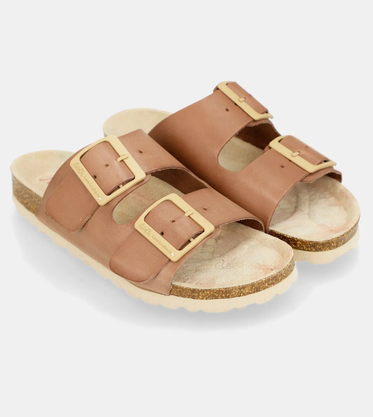 Amazonia light brown women's bio sandals