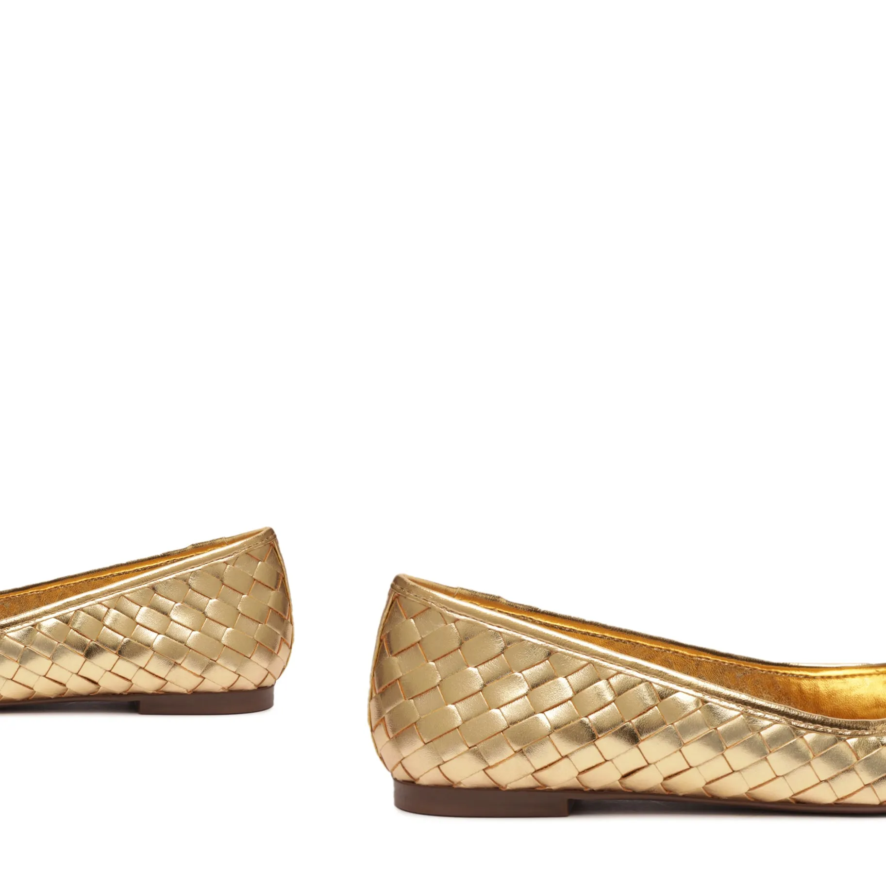 Arissa Woven Leather Flat