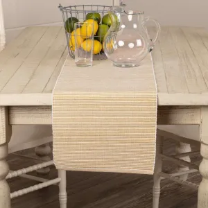 Ashton Gold Ribbed Runner 13x72 VHC Brands