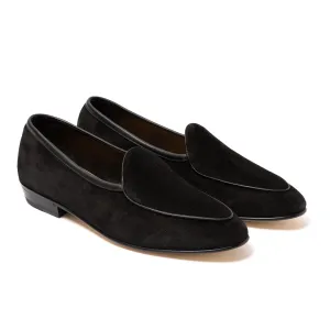 Baudoin & Lange x MJ: Sagan-Loafer "Classic" aus Kalbsvelours - Handmade