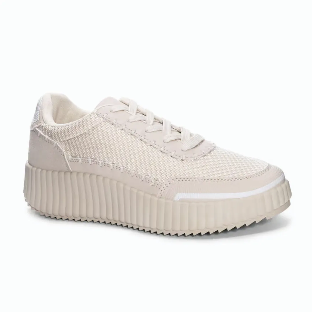 Chinese Laundry Spirited Mesh Pull-On Sneaker - Cream