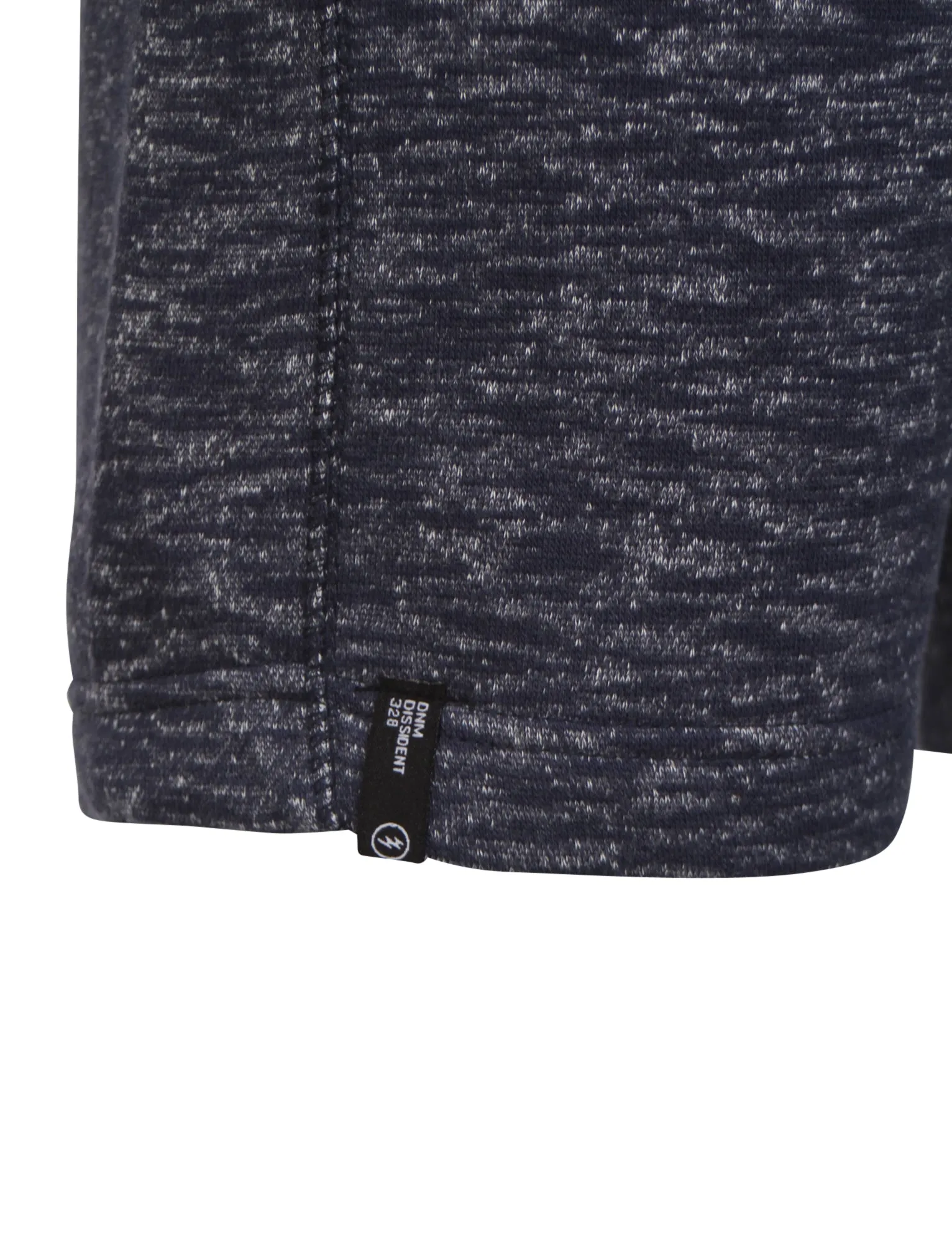 Clavell Spacedye Sweat Shorts in Navy Slub Fleck - Dissident