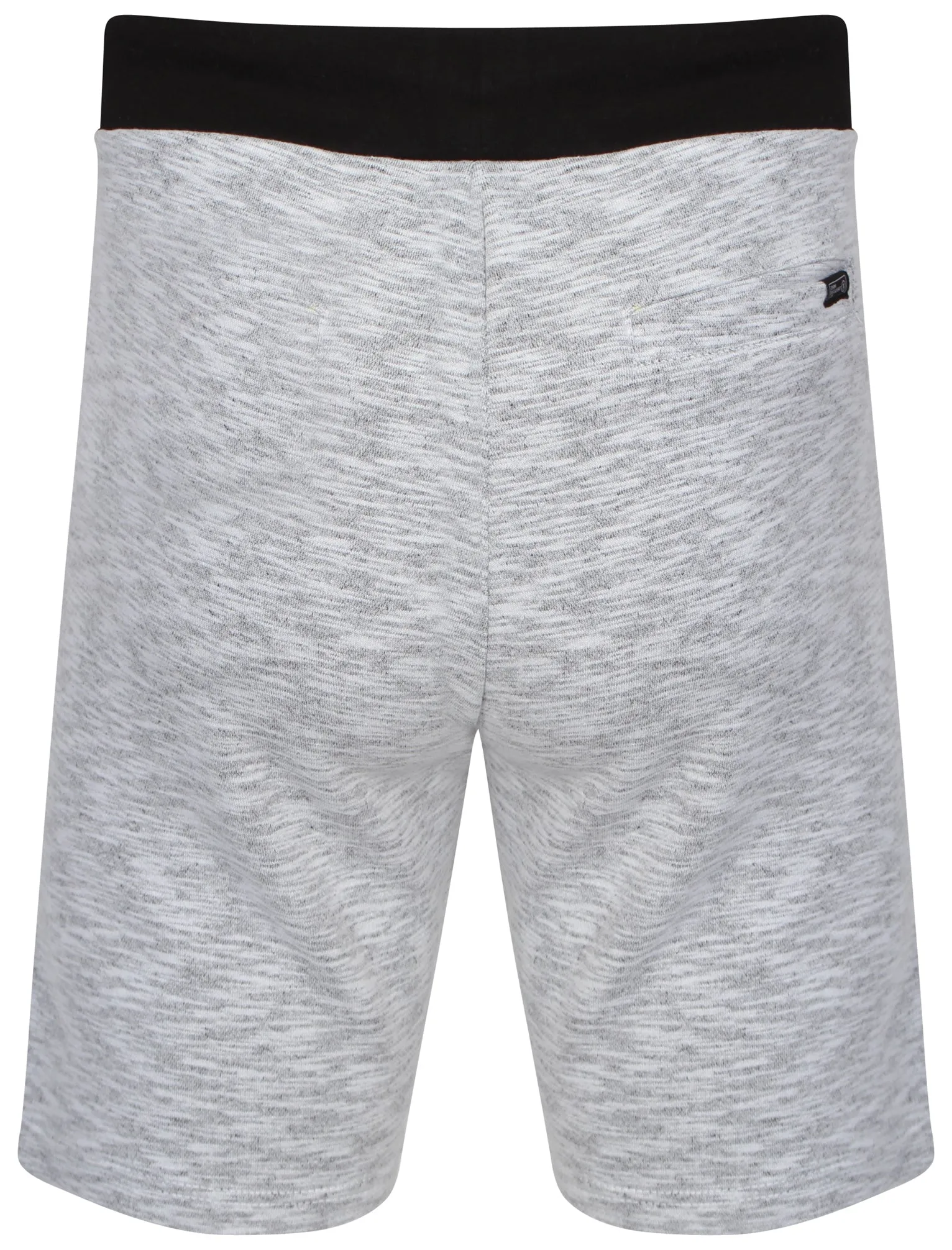 Clavell Spacedye Sweat Shorts in White Slub Fleck - Dissident