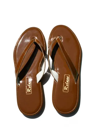 Cocoa Patent Slipper Sandal