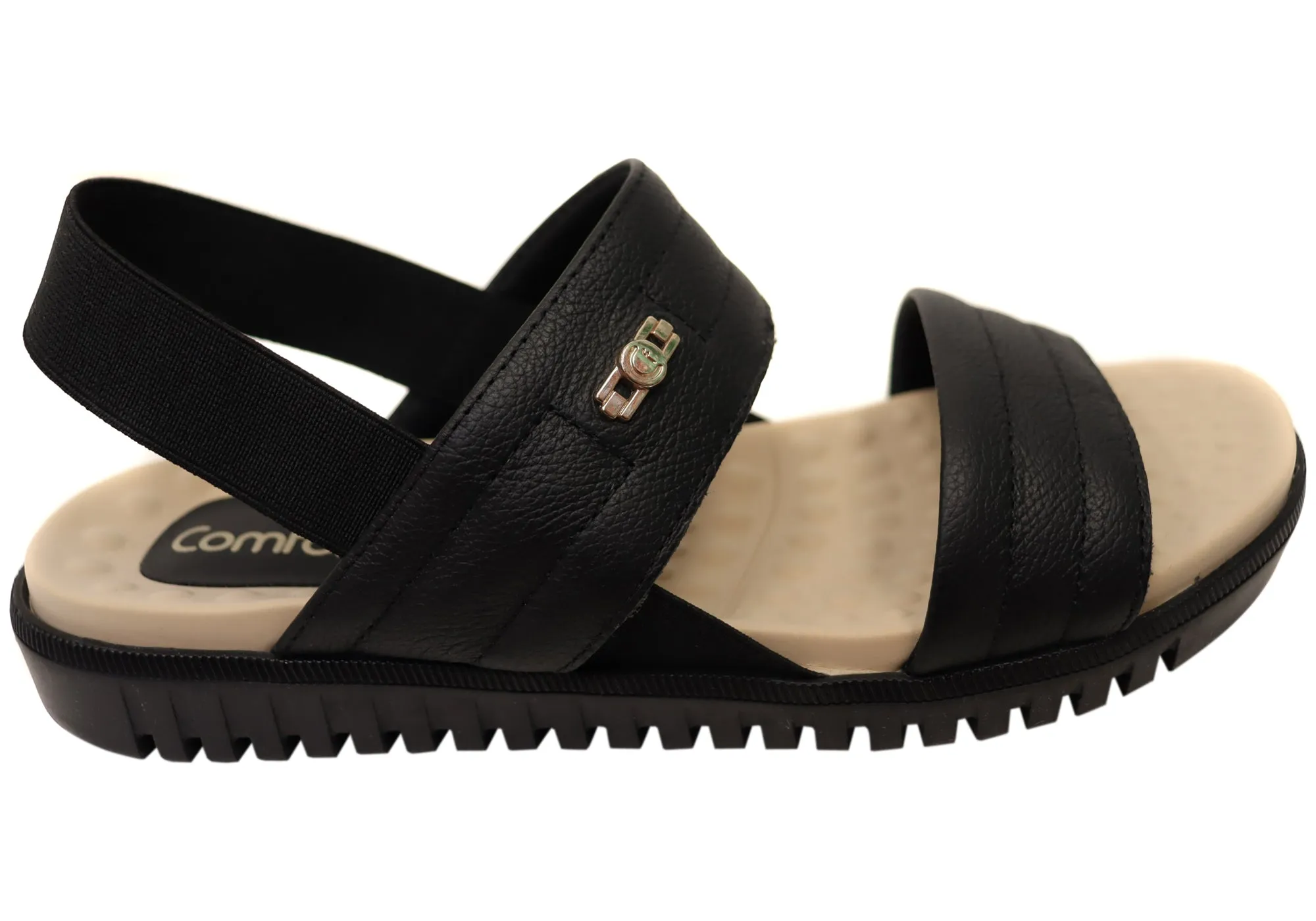 Comfortflex Vinza Womens Leather Comfortable Sandals Made In Brazil