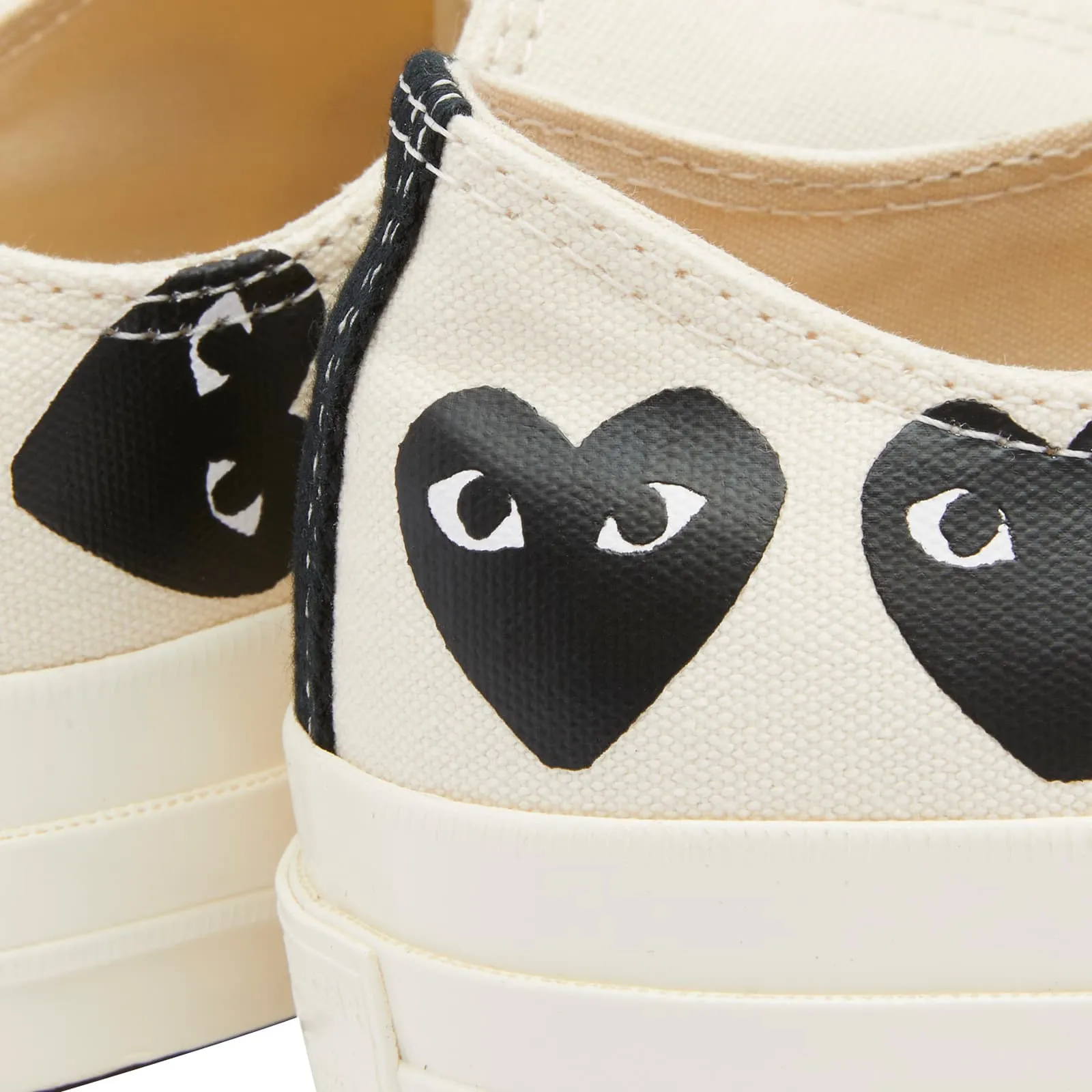 Comme Des Garçons Play X Converse Multi Heart Low sneakers, beige