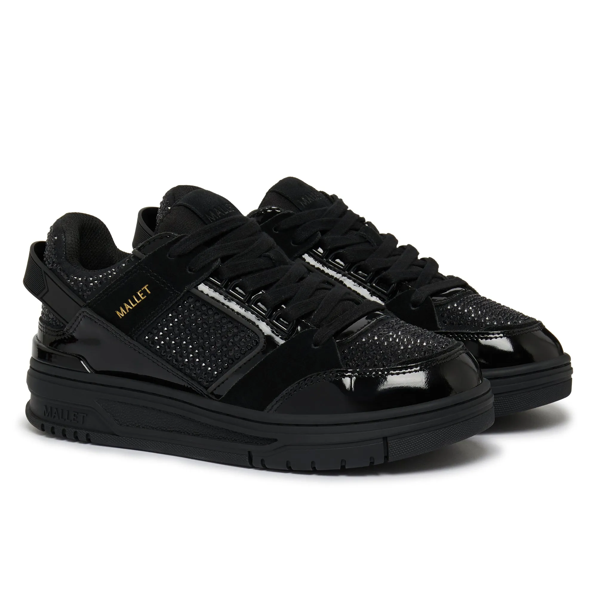 Compton Swarovski Triple Black Womens