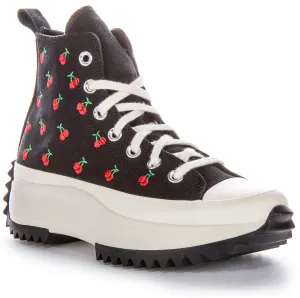 Converse RunStar Hike A08113C In Black Red Cherries