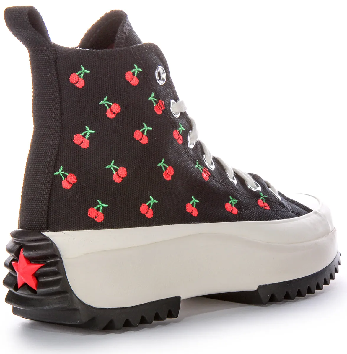 Converse RunStar Hike A08113C In Black Red Cherries