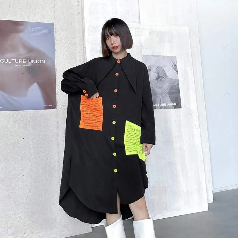 Edgy & Unique Oversized Shirt Dress | Millennials