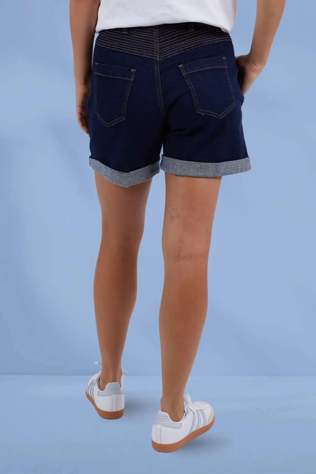 Foxwood Devi Shorts Indigo Denim