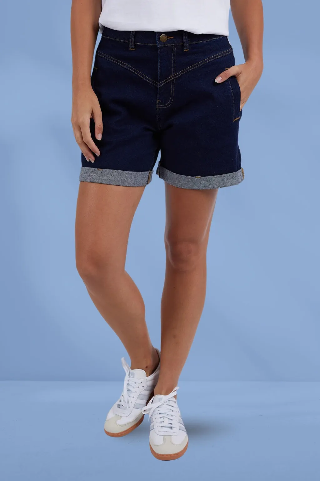 Foxwood Devi Shorts Indigo Denim