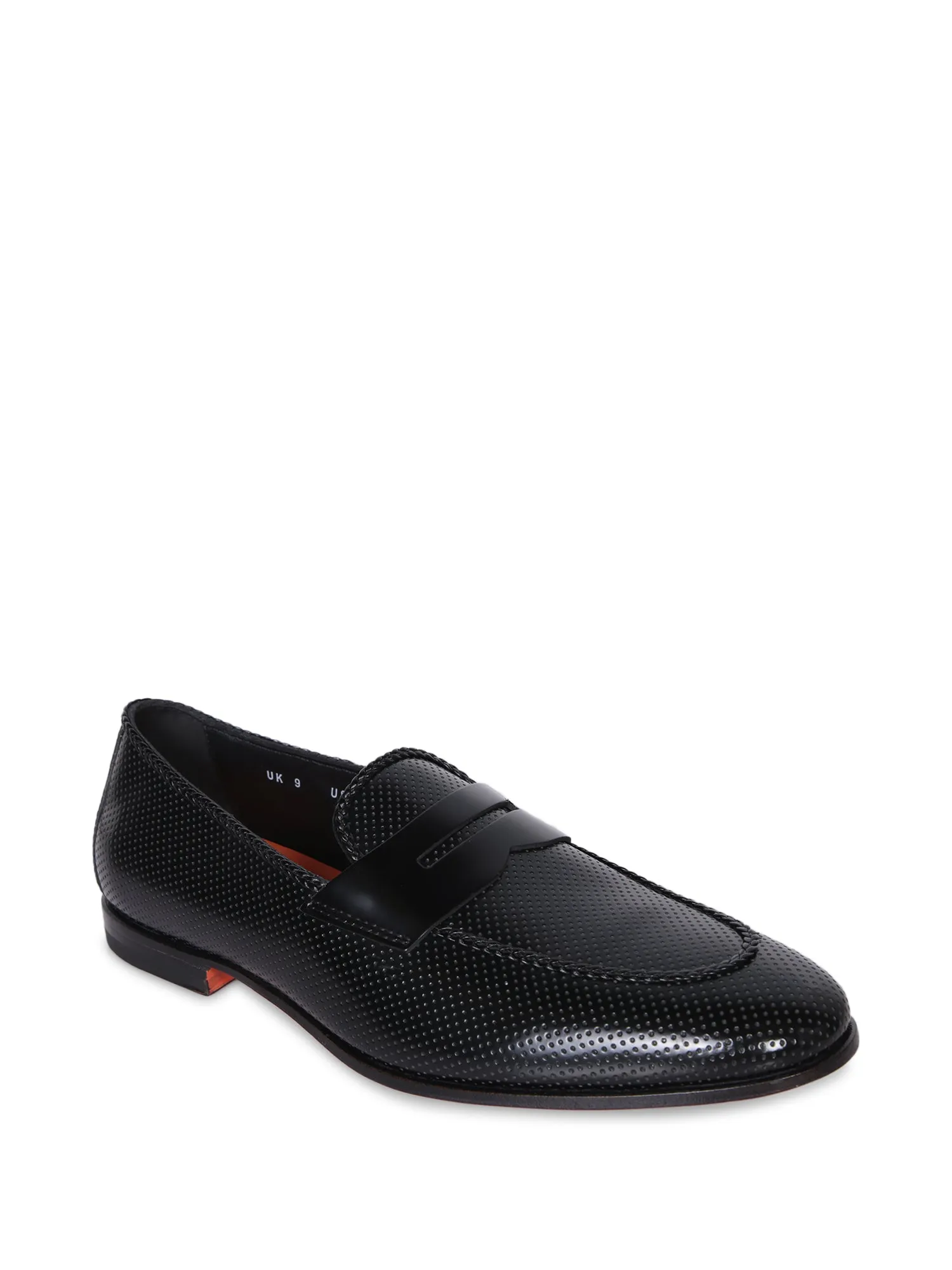 Grifone Glossy Black Loafer