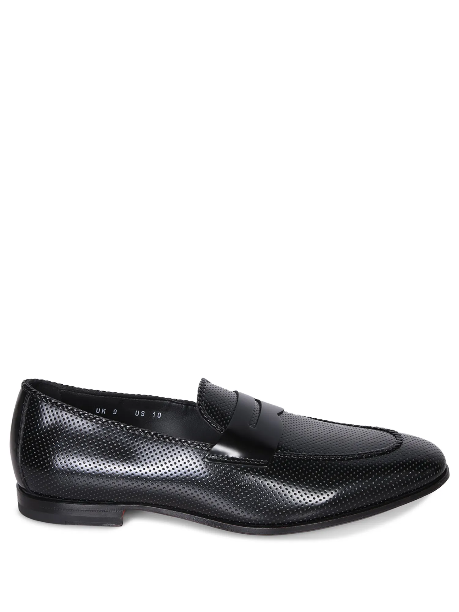 Grifone Glossy Black Loafer