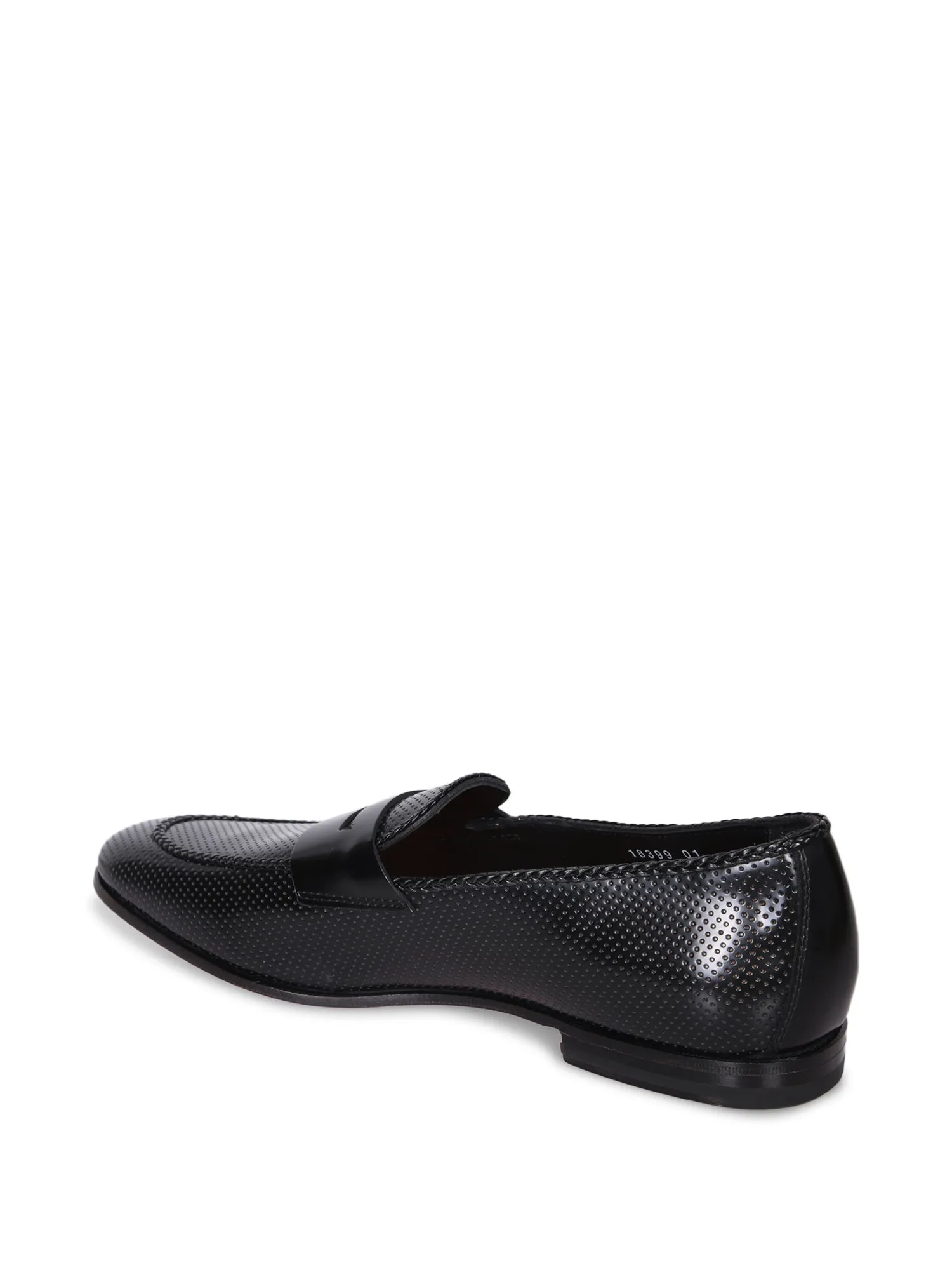 Grifone Glossy Black Loafer