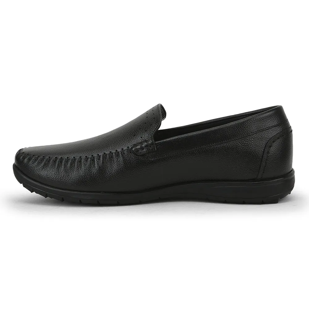 Healers Casual Non lacing Loafers Shoes For Men (Black) JPL-271 By Liberty