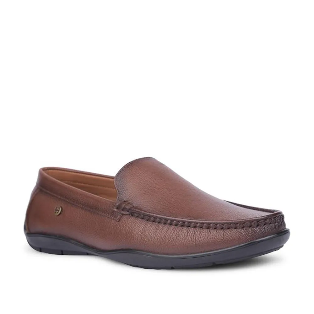 Healers Formal Brown Loafers For Men UVI-18 By Liberty