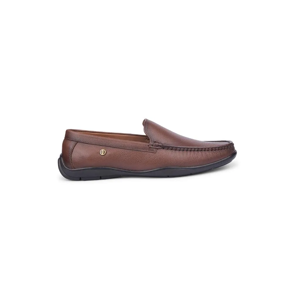 Healers Formal Brown Loafers For Men UVI-18 By Liberty