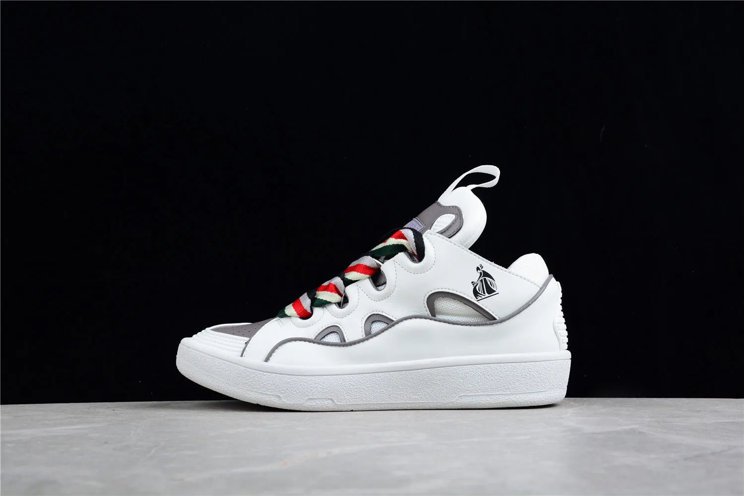 Lanvin White and Grey Sneaker