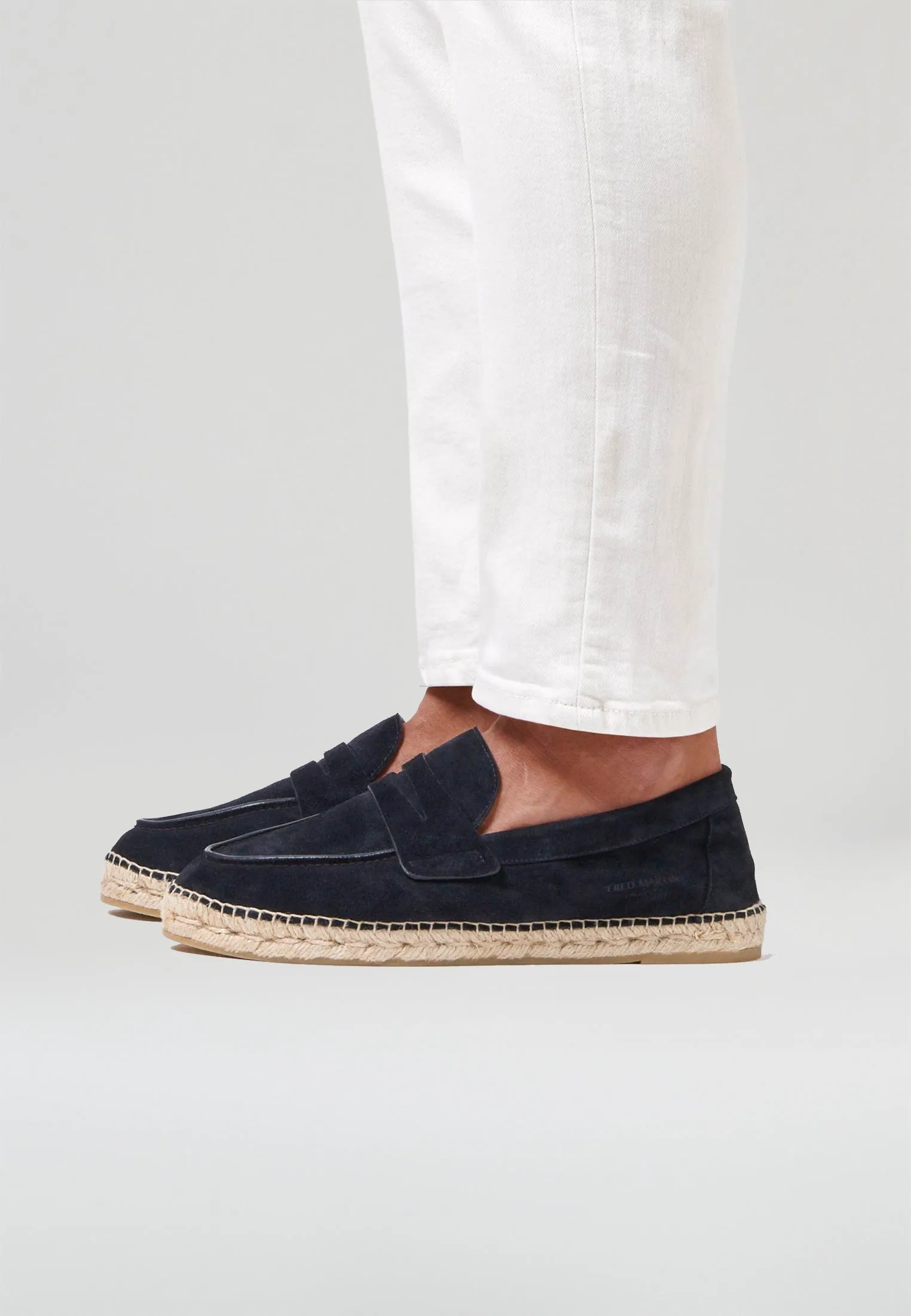 Loafers - Navy Suede