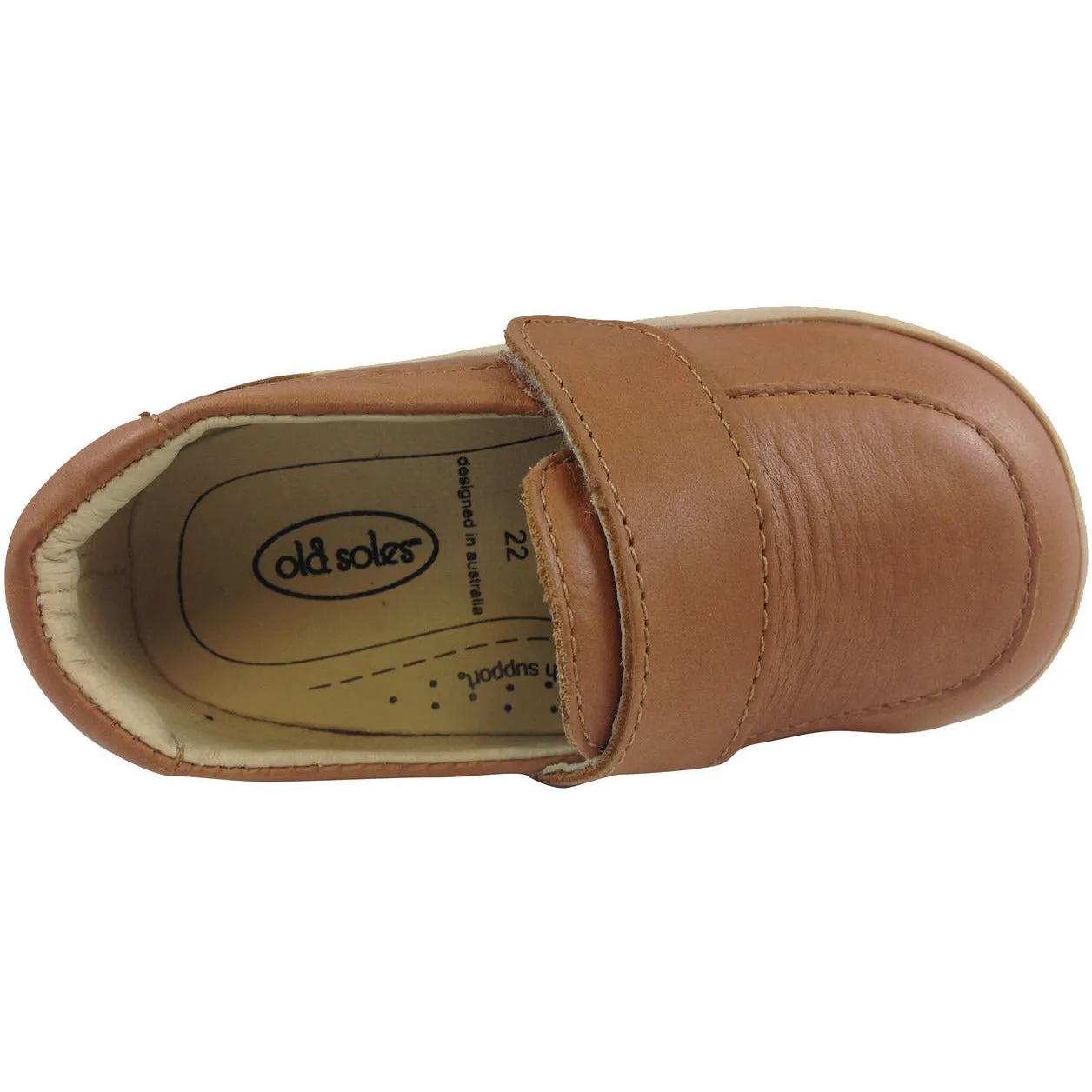 Old Soles Boy's 346 Tan Business Loafer