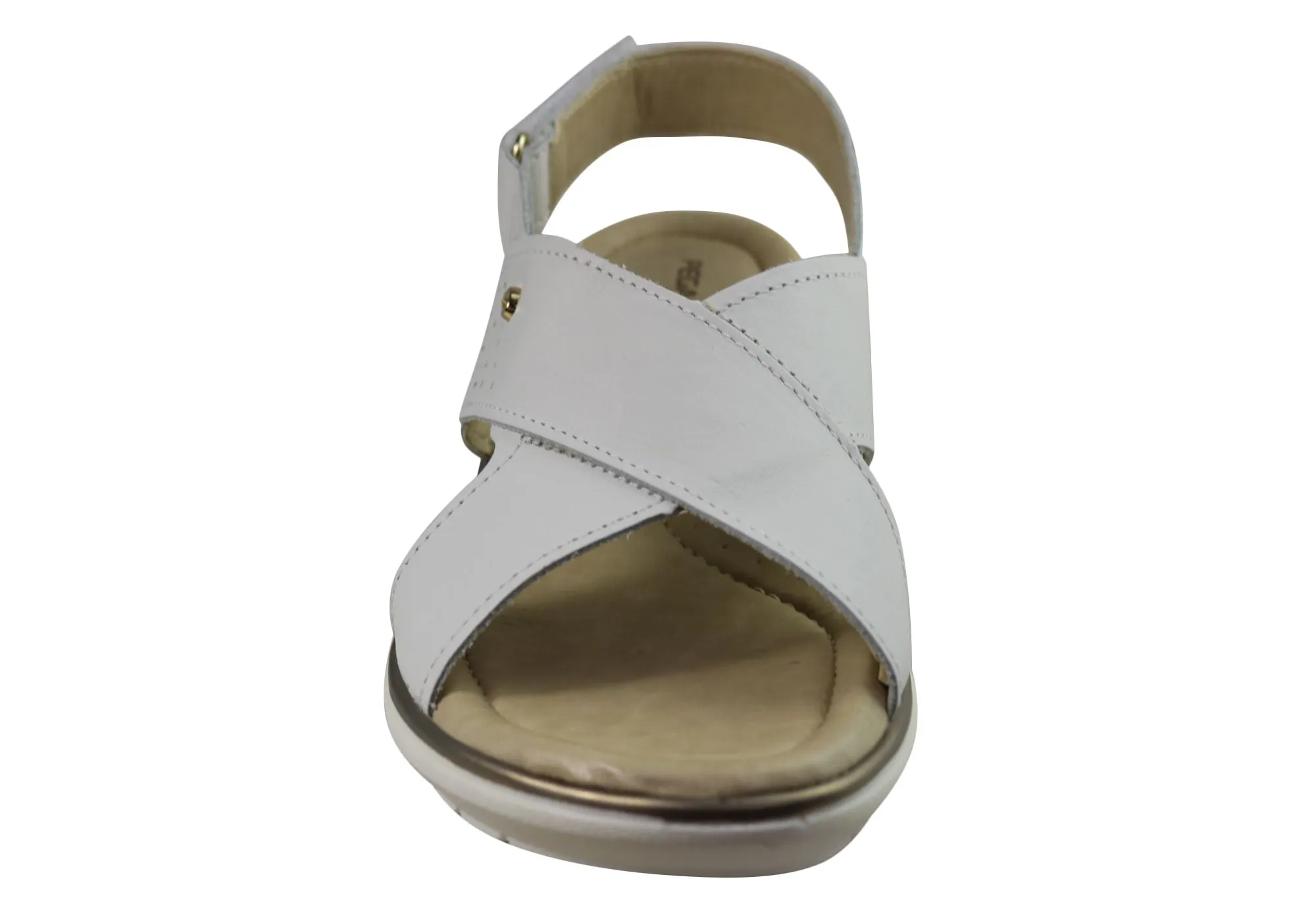 Pegada Paros Womens Comfortable Leather Sandals Made In Brazil