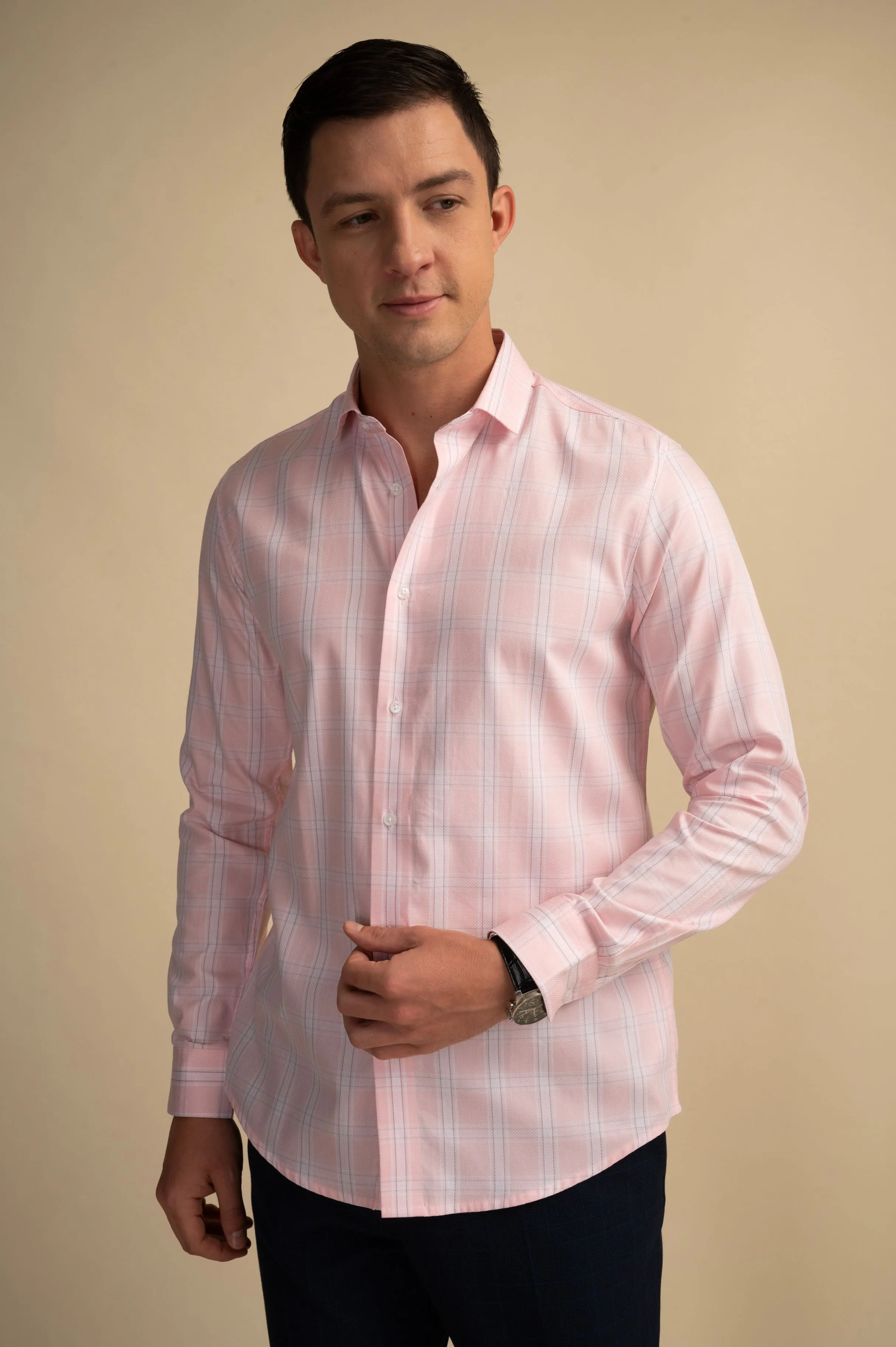 Quartz Pink Check Shirt EOSS