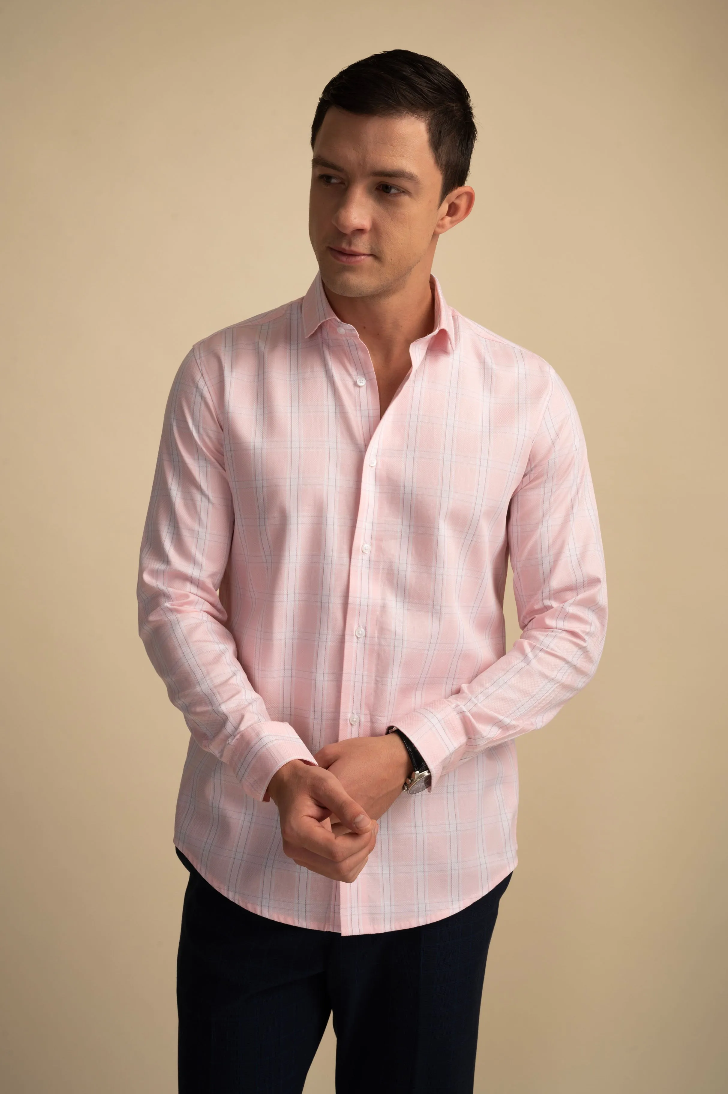 Quartz Pink Check Shirt EOSS