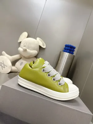 Rick Owens Low Top Ramones in Pistachio