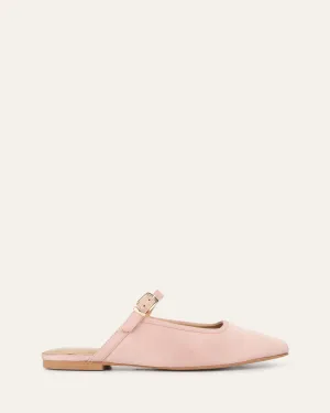 SAMMY DRESS FLATS BLUSH SATIN