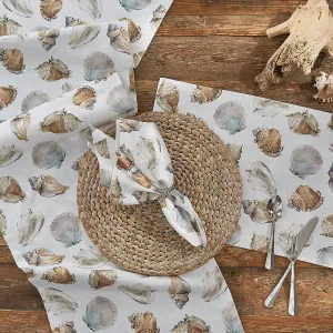 Seashells Table Runner - 72"L  Park Designs