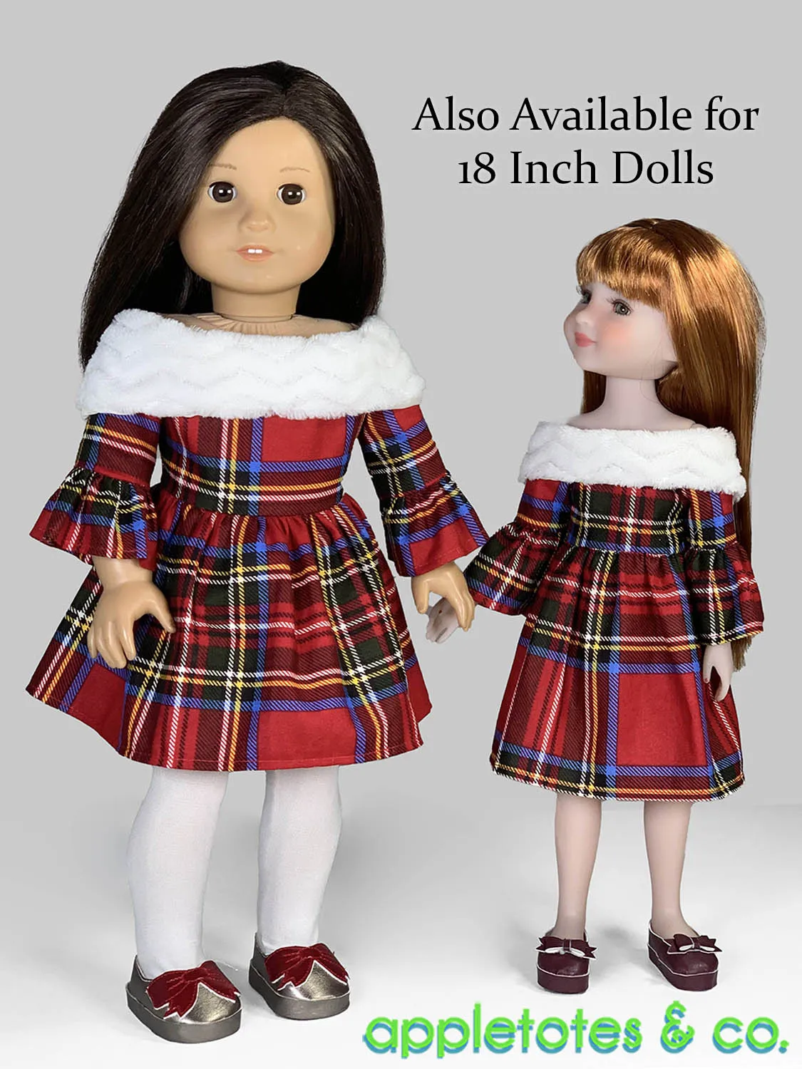 Serefina Dress Sewing Pattern for 14 Inch and 15 Inch Dolls