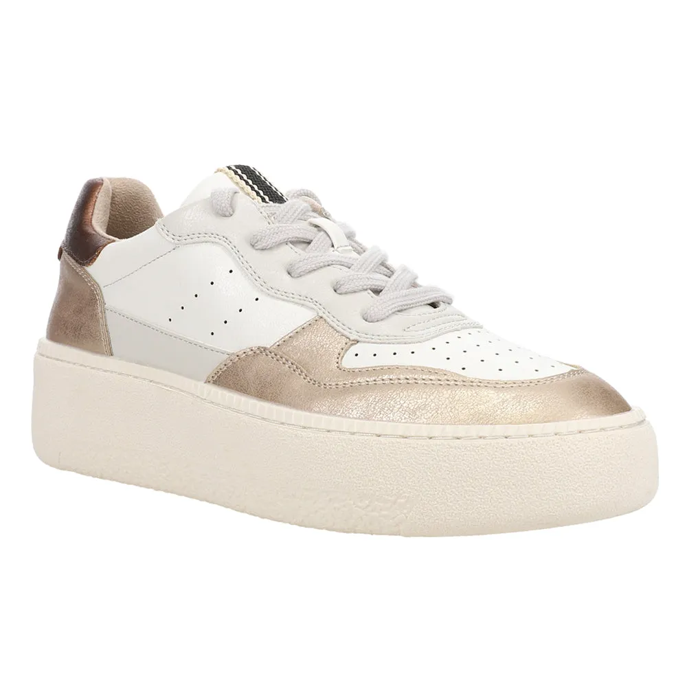 Sheena Metallic Lace Up Sneakers