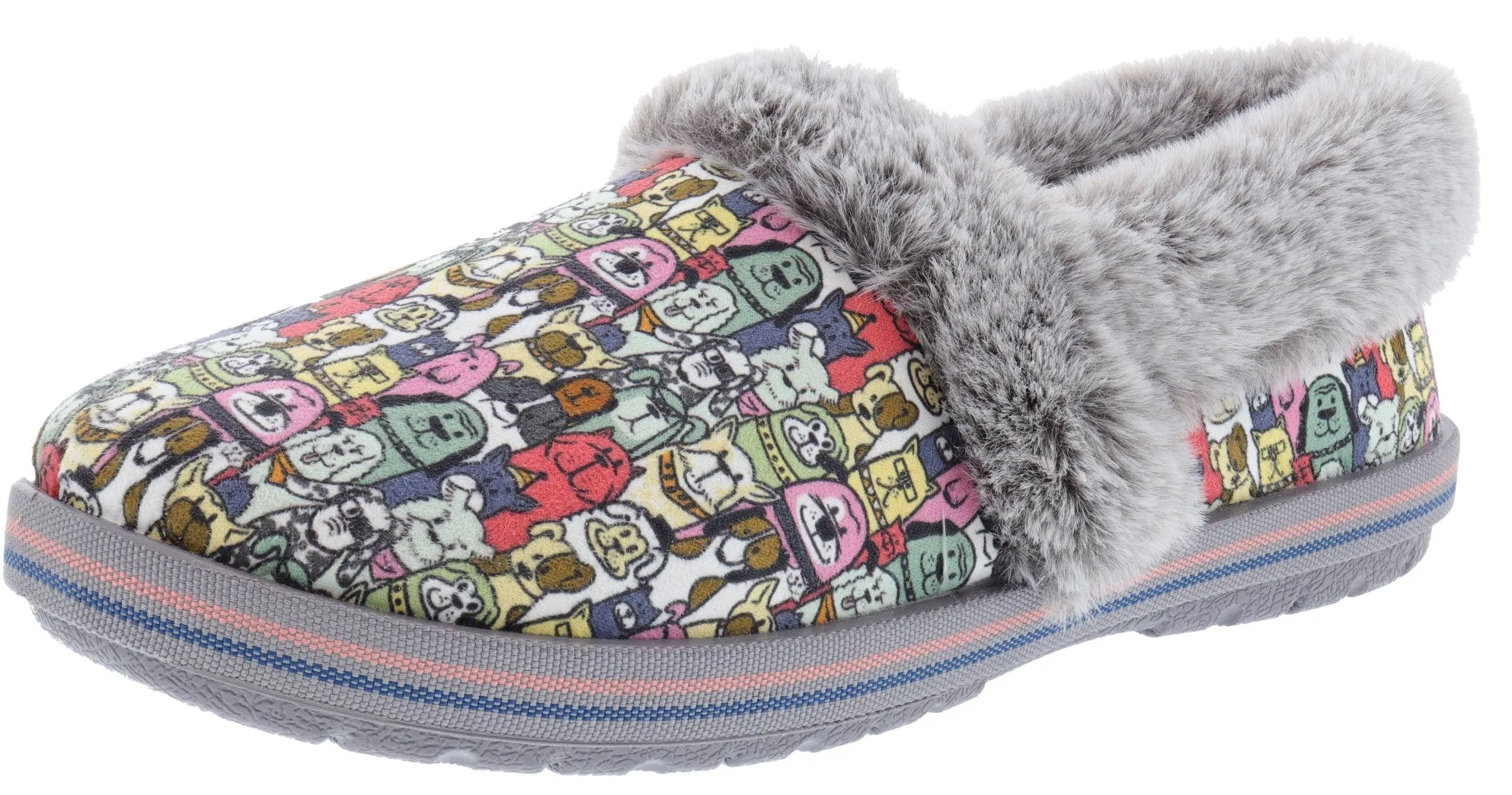 Skechers Bobs Women's Too Cozy- Snuggle Rovers Memory Foam Slippers