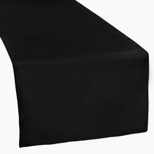 Taffeta Table Runner - Black