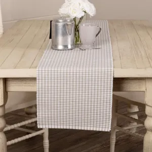 Tara Grey Ribbed Runner 13x72 VHC Brands