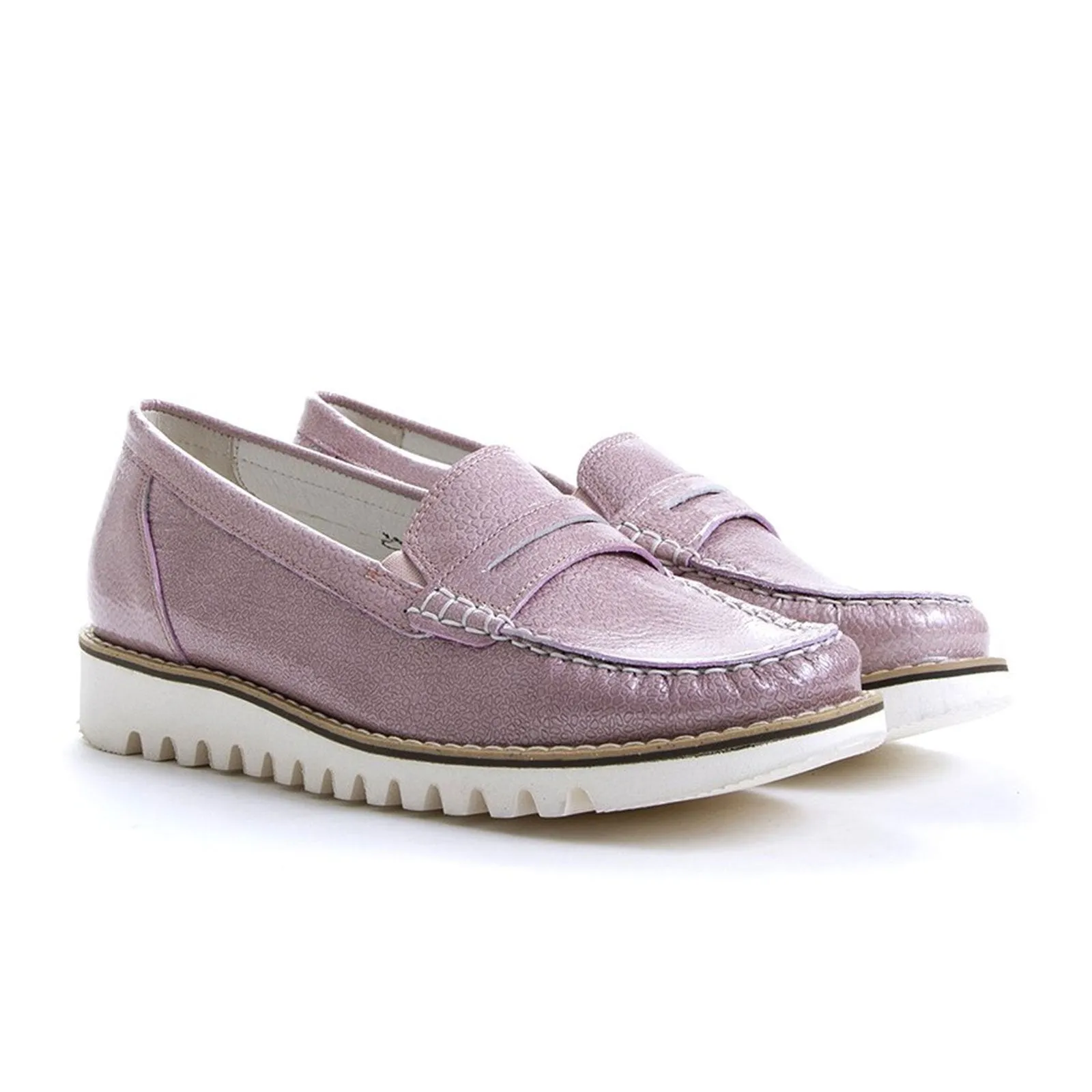 Waldlaufer Lyla 926504 Slip On Loafer (Women) - Patent Rose