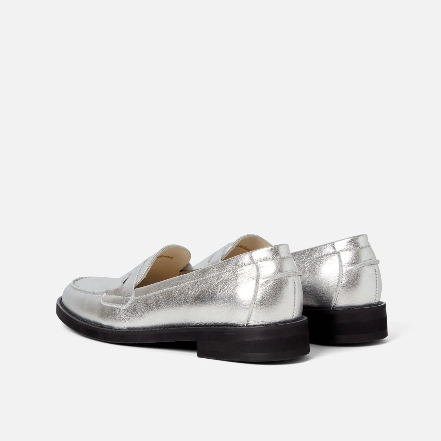 Wilde Silver Penny Loafer - Women's