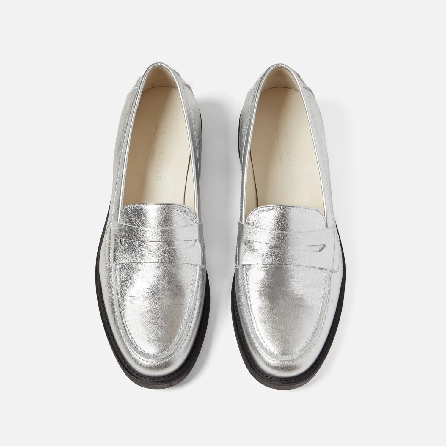 Wilde Silver Penny Loafer - Women's