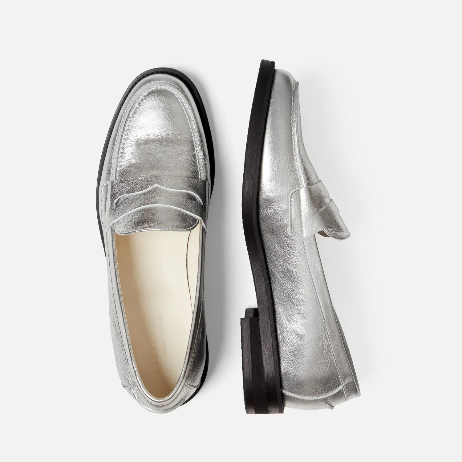 Wilde Silver Penny Loafer - Women's