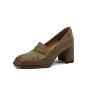 Women's Loafers with Heel