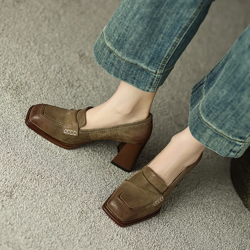 Women's Loafers with Heel