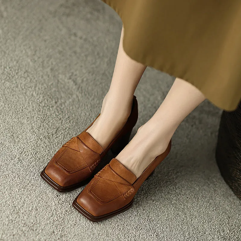 Women's Loafers with Heel